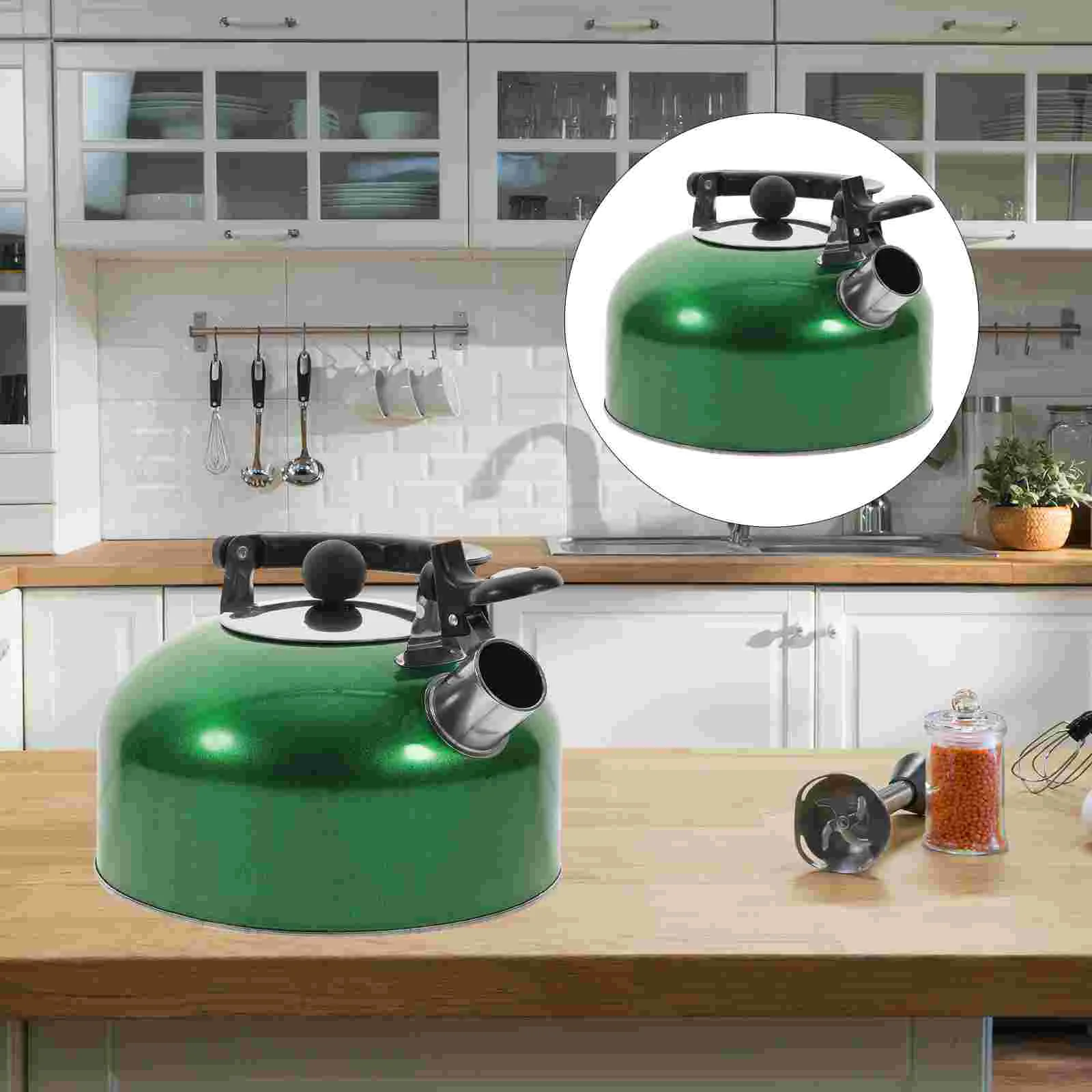 Chirping Kettle Induction Cooker Whistling Teakettle Household Heating for Gas Stove Stainless Steel Plastic Water
Chirping Kettle Induction Cooker Whistling Teakettle Household Heating for Gas Stove Stainless Steel Plastic Water