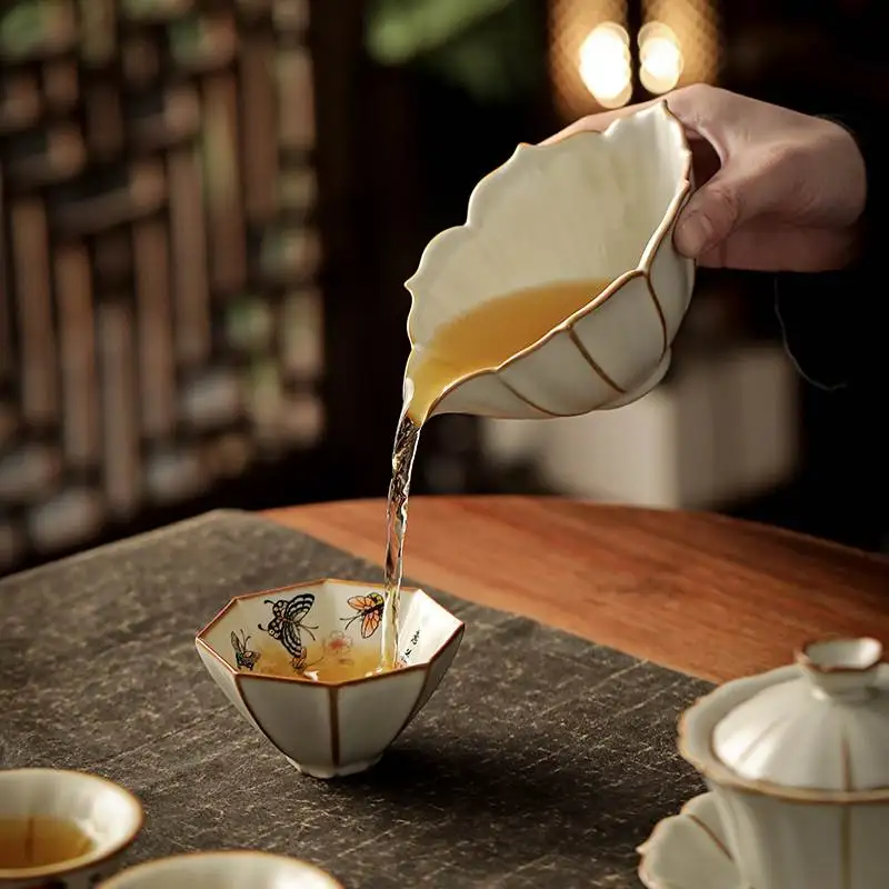 Taiwan Yu Yuan Gong Dao Bai Ice Crack Single Tea Cup Home Tea Ceremony Accessory Tea Set Ceramic Handmade Traditional Craft
Taiwan Yu Yuan Gong Dao Bai Ice Crack Single Tea Cup Home Tea Ceremony Accessory Tea Set Ceramic Handmade Traditional Craft