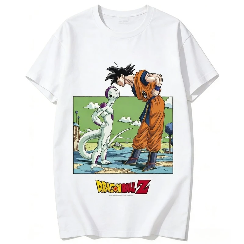 Dragon Ball Z Goku vs Frieza Anime T-Shirt, Soft Cotton Casual Tee, Classic Scene Print, Adult & Kid Size
Dragon Ball Z Goku vs Frieza Anime T-Shirt, Soft Cotton Casual Tee, Classic Scene Print, Adult & Kid Size