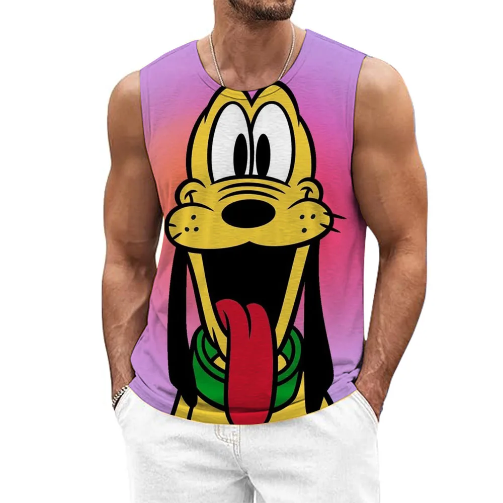 MensGoofy funny print Tank Tops Fashion Summer Sleeveless Casual Sports Vest Loose Quick Dry Breathable Tees Clothes
MensGoofy funny print Tank Tops Fashion Summer Sleeveless Casual Sports Vest Loose Quick Dry Breathable Tees Clothes