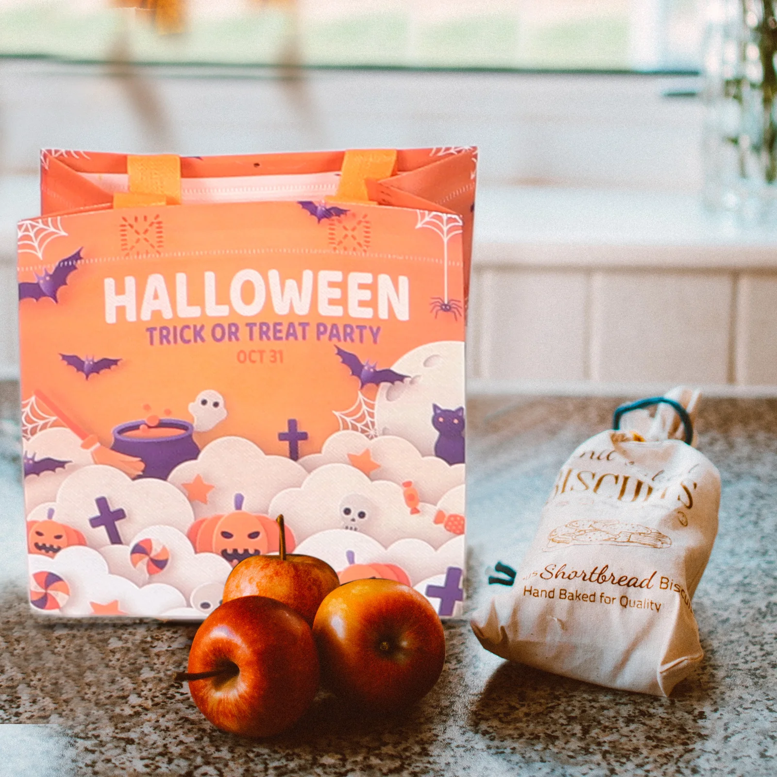 10Pcs Halloween Treat Bags Non-Woven Handled Reusable Candy Tote Party Favor Goodie Storage Bags with Handle Halloween Candy Bag
10Pcs Halloween Treat Bags Non-Woven Handled Reusable Candy Tote Party Favor Goodie Storage Bags with Handle Halloween Candy Bag