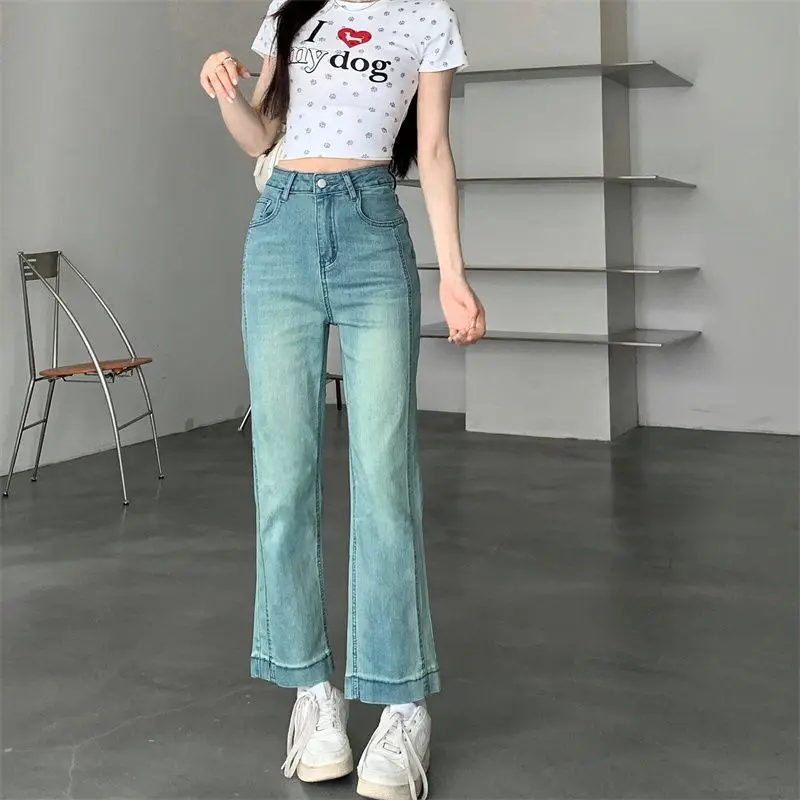 Fashion Denim Shirts High-waisted Pants Suits Women's Shirts Jackets Wide-leg Trousers Women's High Street Wear Vintage Jean
Fashion Denim Shirts High-waisted Pants Suits Women's Shirts Jackets Wide-leg Trousers Women's High Street Wear Vintage Jean