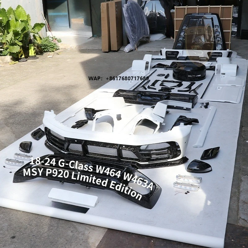 Upgrade to MSY P920 Limited Edition Body Kit for G Class W464 W463a Front Bumper Roof Wing Engine Hood Bodykit
Upgrade to MSY P920 Limited Edition Body Kit for G Class W464 W463a Front Bumper Roof Wing Engine Hood Bodykit