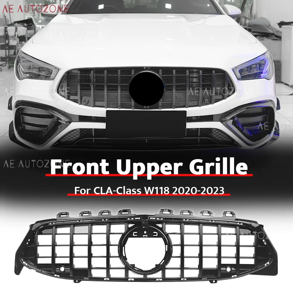Glossy Black Front Bumper Grille For CLA-Class W118 2020-2023 CLA200 CLA250 CLA35
Glossy Black Front Bumper Grille For CLA-Class W118 2020-2023 CLA200 CLA250 CLA35