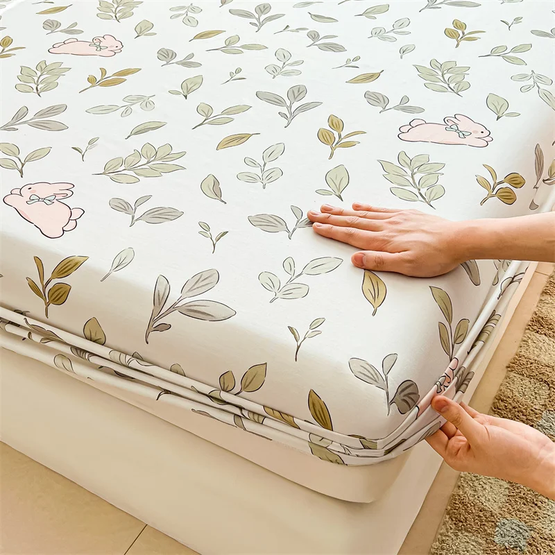 Skin-friendly Fitted Sheet 100% Cotton Bedsheet Printed Bed Cover Adults Kids Bed Linen couvre lit (Pillowcase Need Order)
Skin-friendly Fitted Sheet 100% Cotton Bedsheet Printed Bed Cover Adults Kids Bed Linen couvre lit (Pillowcase Need Order)