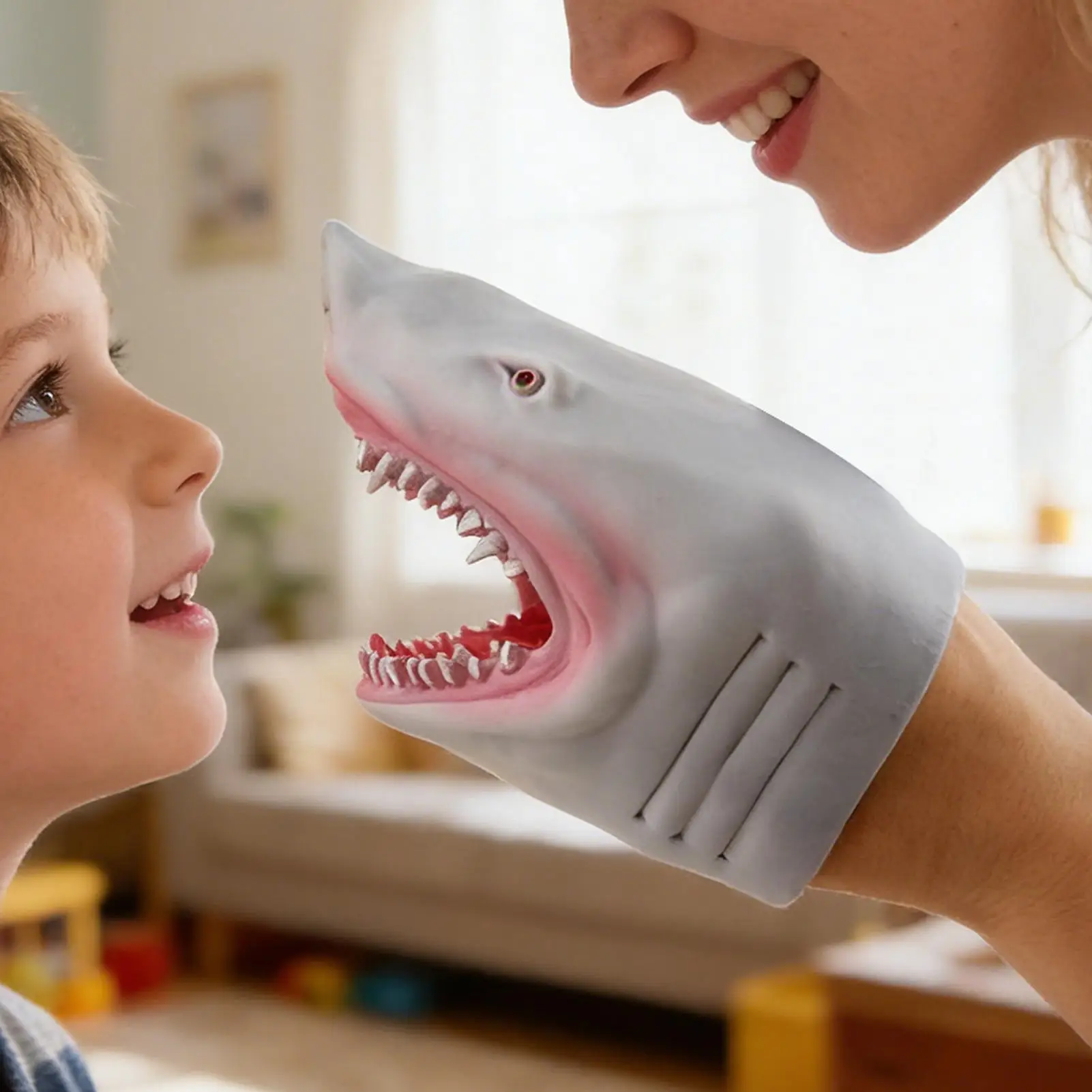 Hand Puppets Realistic Role Play Toy Shark Hand Puppet for Kids for Bath Pool Home Party School Classroom Playroom Boys Girls
Hand Puppets Realistic Role Play Toy Shark Hand Puppet for Kids for Bath Pool Home Party School Classroom Playroom Boys Girls
