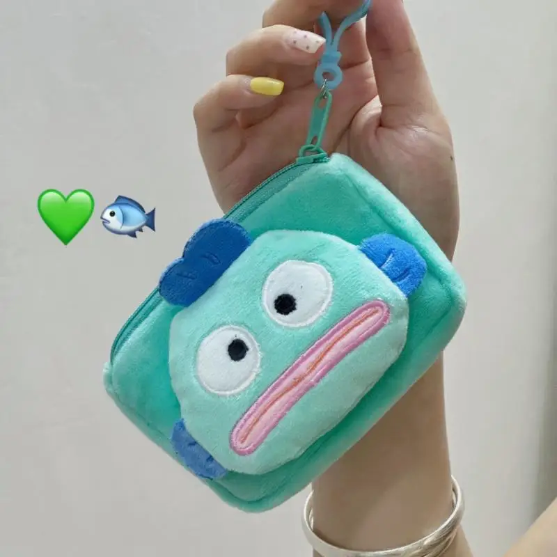 Hangyodon Anime Kawaii Sanrio Ins Fashion Plush Card Bag Cute Cartoon Coin Purse Pendant Portable Handbag Gifts for Kids
Hangyodon Anime Kawaii Sanrio Ins Fashion Plush Card Bag Cute Cartoon Coin Purse Pendant Portable Handbag Gifts for Kids
