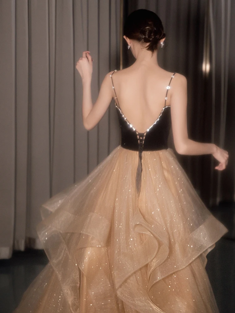 Elegant Long Evening Gown Women's Strapless Dress Luxury Birthday Adult Ceremony Dress Hostess Engagement Dress
Elegant Long Evening Gown Women's Strapless Dress Luxury Birthday Adult Ceremony Dress Hostess Engagement Dress