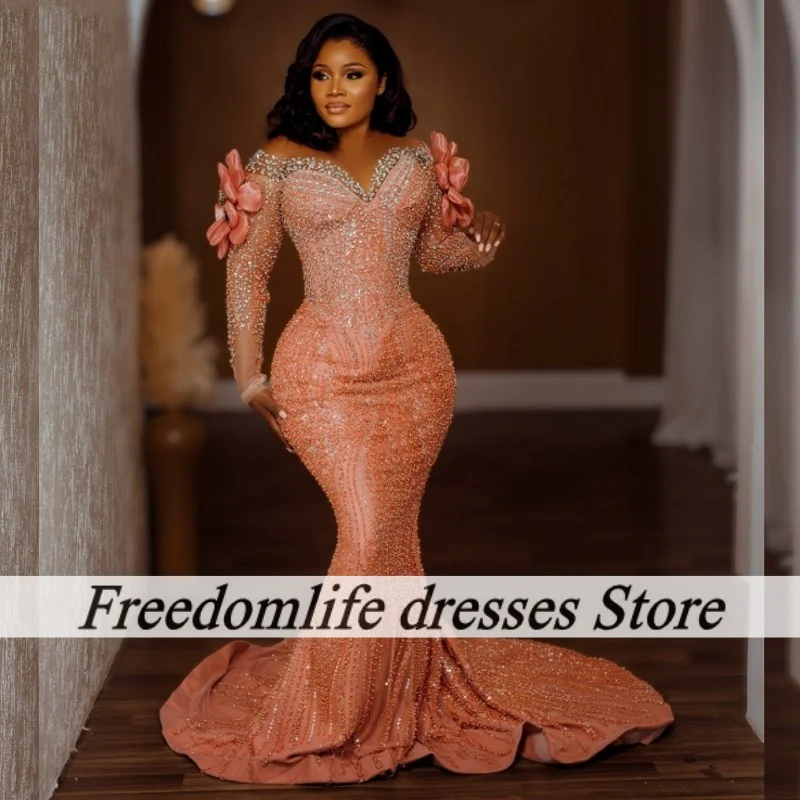 Африканские розовые вечерние платья с открытыми плечами и нежным цветком из бисера, элегантное вечернее платье, платья для выпускного вечера для женщин по индивидуальному заказу
Африканские розовые вечерние платья с открытыми плечами и нежным цветком из бисера, элегантное вечернее платье, платья для выпускного вечера для женщин по индивидуальному заказу