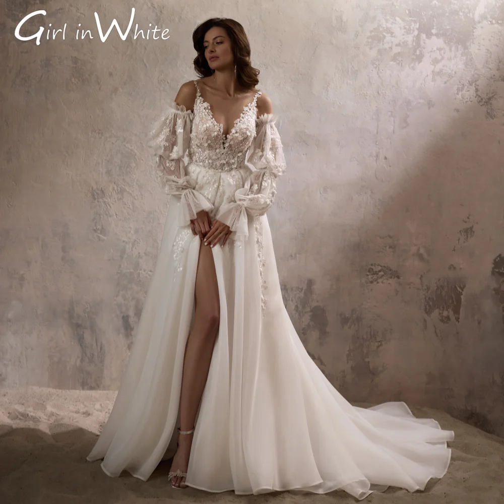 Customized Wedding Dress A-Line V-Neck Lace Applique Beading 2025 Long Sleeves Court Train Vestidos De Novia Bridal Gowns
Customized Wedding Dress A-Line V-Neck Lace Applique Beading 2025 Long Sleeves Court Train Vestidos De Novia Bridal Gowns
