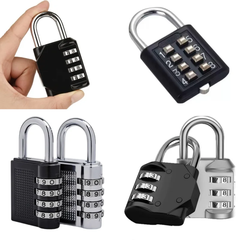 4 Digits Password Code Combination Waterproof Mini Padlock Zinc Alloy Suitcase For Luggage Travel Smart Door Lock
4 Digits Password Code Combination Waterproof Mini Padlock Zinc Alloy Suitcase For Luggage Travel Smart Door Lock