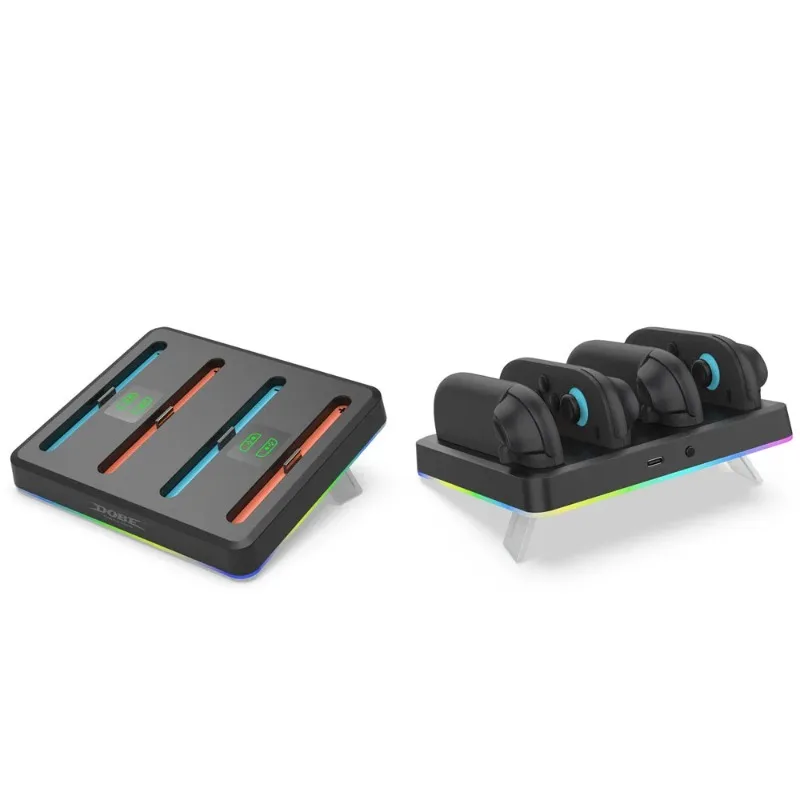 Charging dock,4 in 1 Gamepad Charging Station For Switch 2 Joy-Con,Charging for 4 Joy-Cons with LED Indicators&Safety Protection 
Charging dock,4 in 1 Gamepad Charging Station For Switch 2 Joy-Con,Charging for 4 Joy-Cons with LED Indicators&Safety Protection