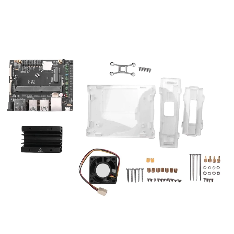 For Jetson Nano 4GB AI Artificial Intelligence Development Board+Acrylic Case+Heat Sink Support Jetson Nano Module Board
For Jetson Nano 4GB AI Artificial Intelligence Development Board+Acrylic Case+Heat Sink Support Jetson Nano Module Board