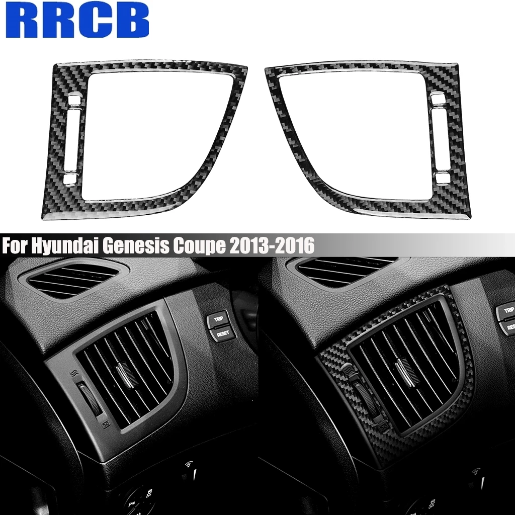 For Hyundai Genesis Coupe 2013-2016 Carbon Fiber Dashboard Air Vents Air Outlet Interior Cover Sticker Car Accessories Auto Trim
For Hyundai Genesis Coupe 2013-2016 Carbon Fiber Dashboard Air Vents Air Outlet Interior Cover Sticker Car Accessories Auto Trim