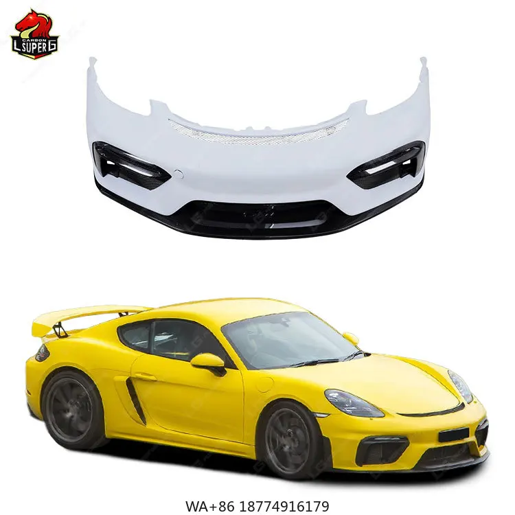 Style Carbon Fiber Front Bumper for 718
Style Carbon Fiber Front Bumper for 718