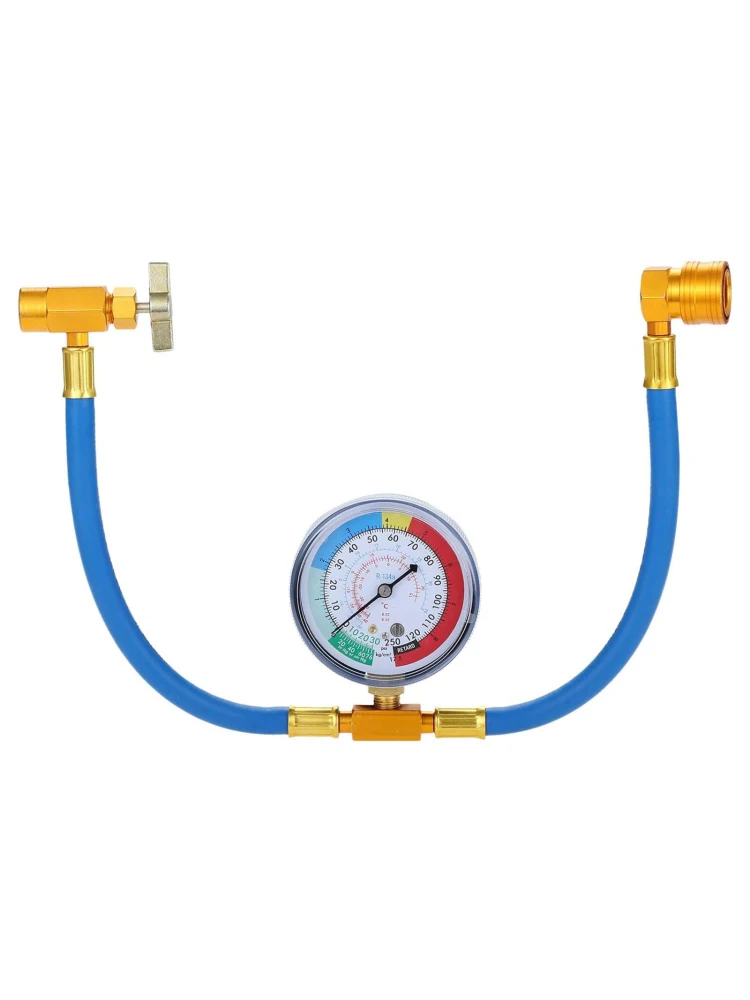 Car Air Conditioning Refrigerant Charging Hose Kit With Pressure Double Gauge for R134A R32 R410 R22 Adapter Air Conditione
Car Air Conditioning Refrigerant Charging Hose Kit With Pressure Double Gauge for R134A R32 R410 R22 Adapter Air Conditione