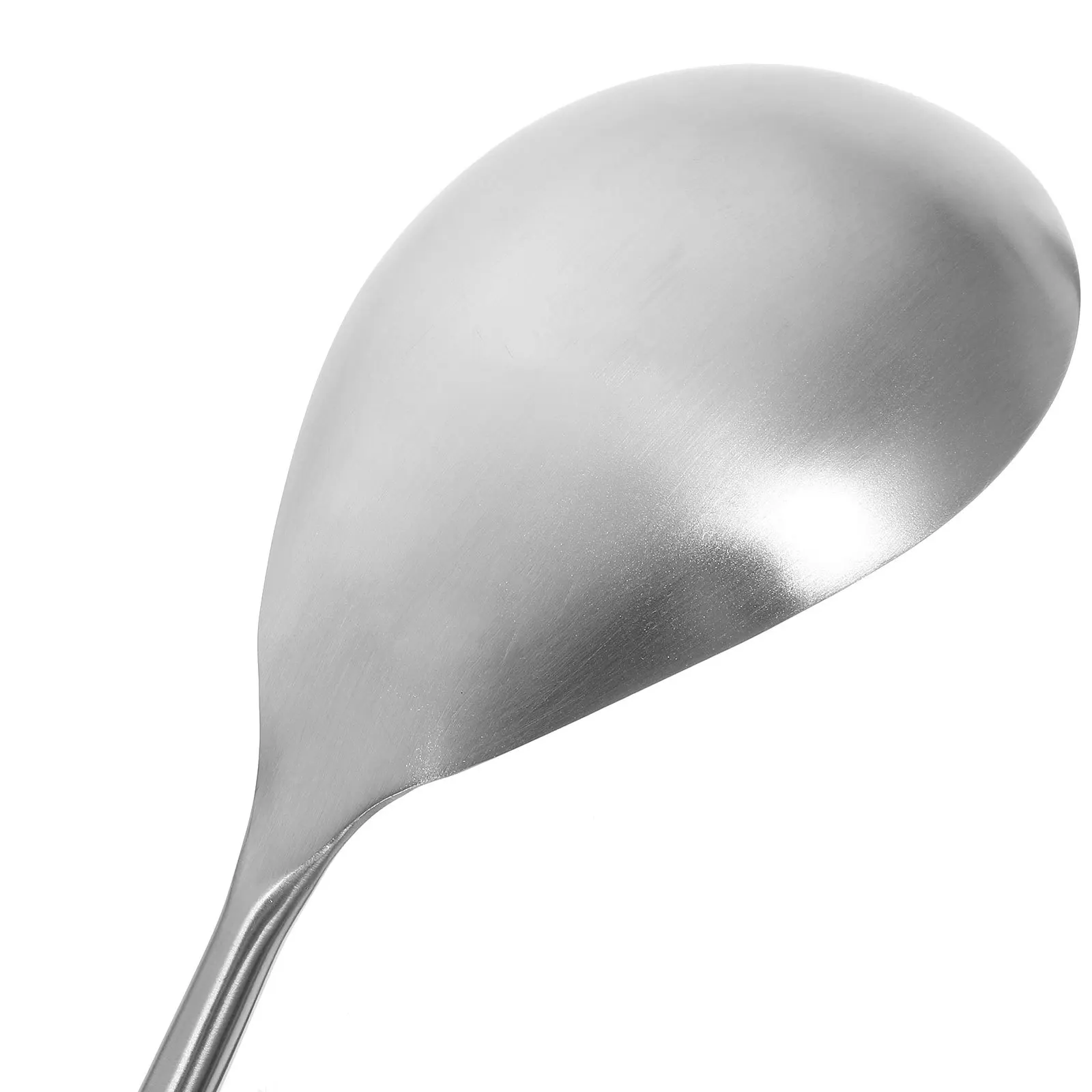 Kitchen Rice Spoon Stainless Steel Wear-Resistant Compact Reusable Rice Paddle for Home Hotel Restaurant Cooking Accessory