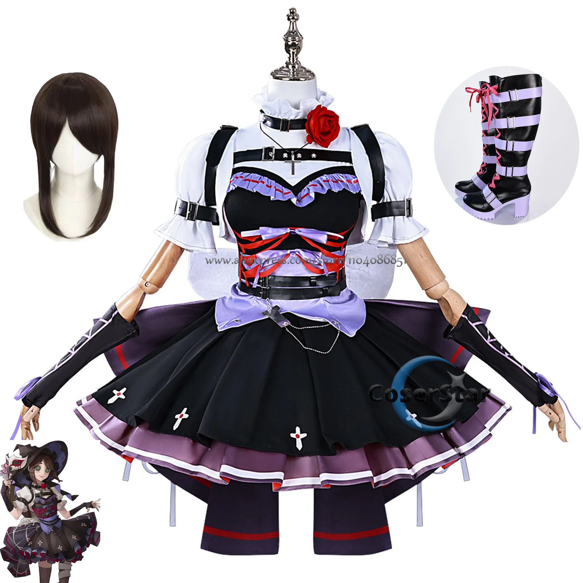 Game Identity V Gardener Emma Woods Cosplay Costume Dress Women Coser Role Play Halloween Outfis Wig Shoes Suit
Game Identity V Gardener Emma Woods Cosplay Costume Dress Women Coser Role Play Halloween Outfis Wig Shoes Suit