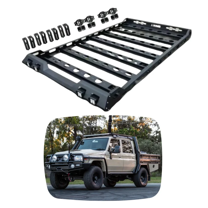 YBJ Car Accessories Basket Carrier Universal Roof Rack For LC76 LC80 FJ79 207-2021 Pickup Truck Luggage Rack Steel Roof Rack
YBJ Car Accessories Basket Carrier Universal Roof Rack For LC76 LC80 FJ79 207-2021 Pickup Truck Luggage Rack Steel Roof Rack