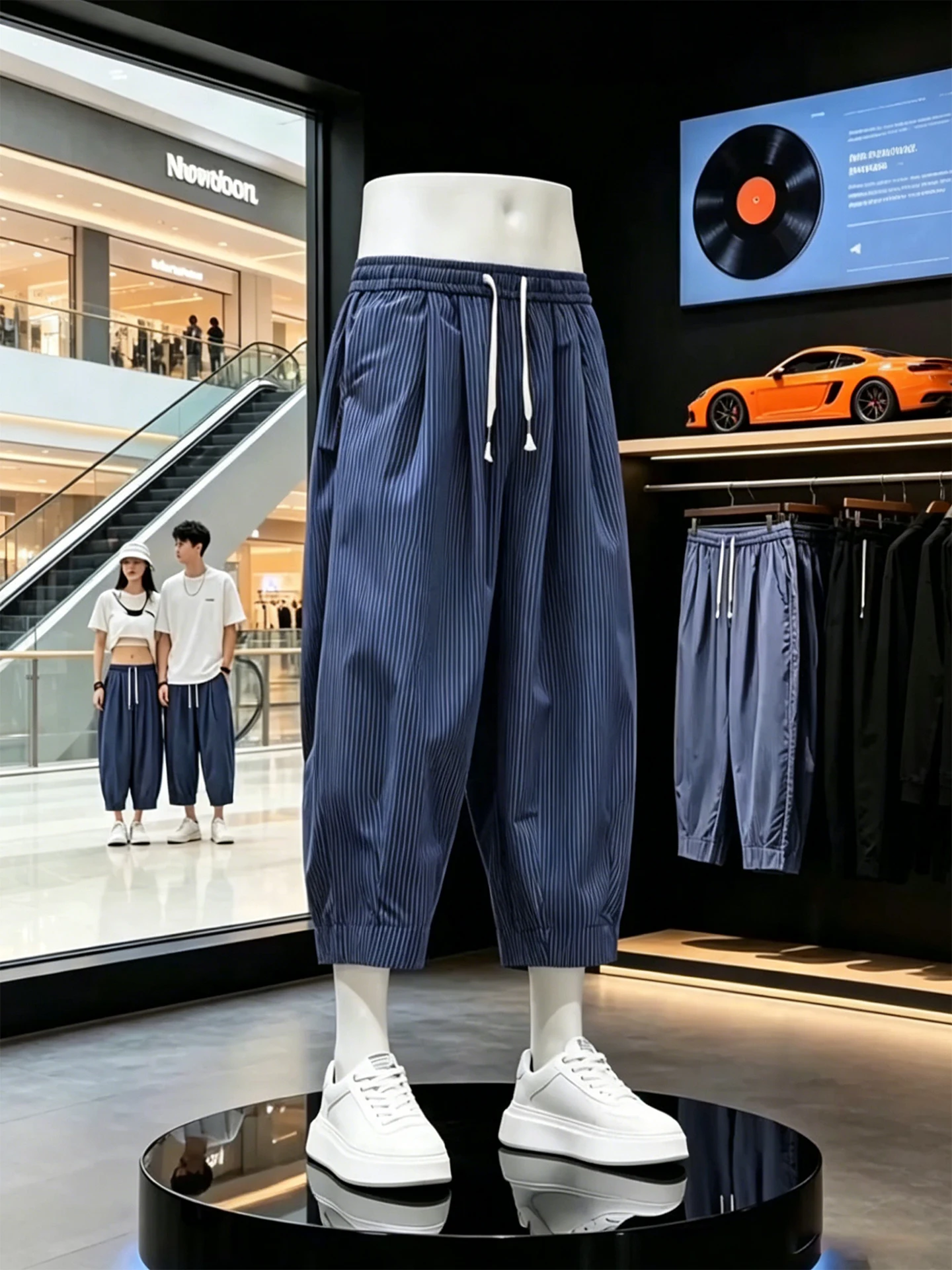 Loose Wide Leg Nine-Piece Pants Men's Summer Thin Casual Large Size Harem Pants Vintage Stripes Loose Fit Comfortable Straigh...
Loose Wide Leg Nine-Piece Pants Men's Summer Thin Casual Large Size Harem Pants Vintage Stripes Loose Fit Comfortable Straigh...