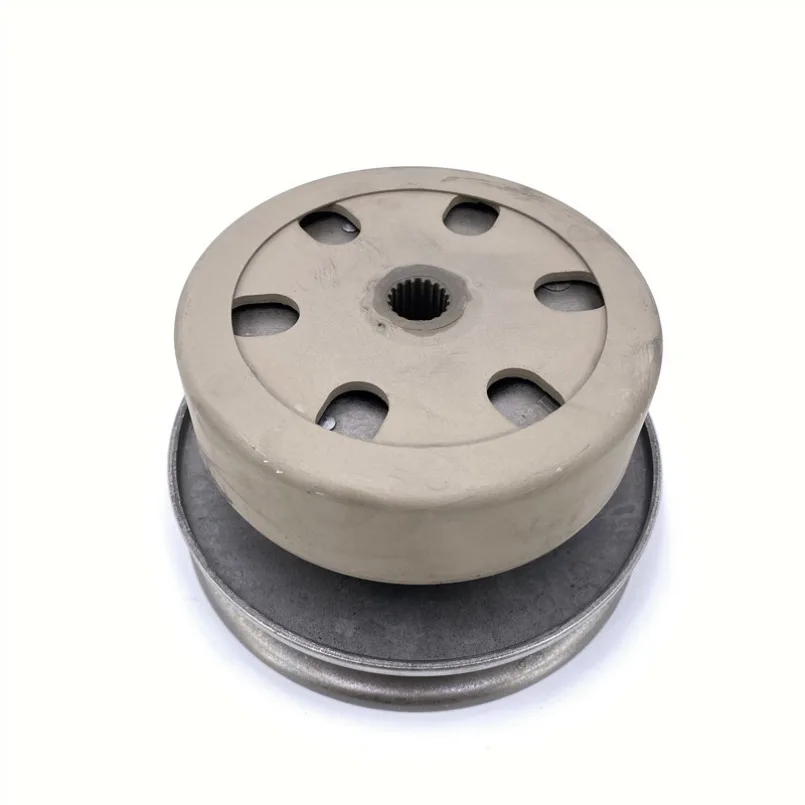 Для мотоциклов Haojue Suzuki LINDY 125, LINDY125R, LEECY, RENLY 125, UM125, UZ125, HJ125T-18: Приводной шкив вариатора (ременной привод)
Для мотоциклов Haojue Suzuki LINDY 125, LINDY125R, LEECY, RENLY 125, UM125, UZ125, HJ125T-18: Приводной шкив вариатора (ременной привод)
