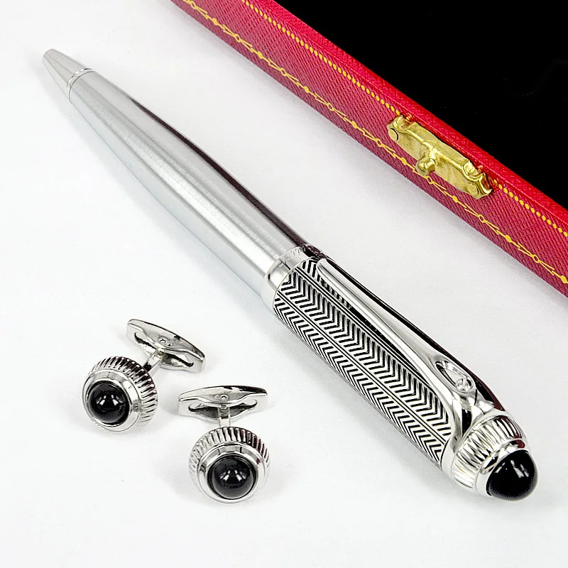 AGD Roadster CT Black Stripe Arrows Pattern Luxury Ballpoint Pen Silver Trim Writing Smooth Classic Office School Stationery
AGD Roadster CT Black Stripe Arrows Pattern Luxury Ballpoint Pen Silver Trim Writing Smooth Classic Office School Stationery