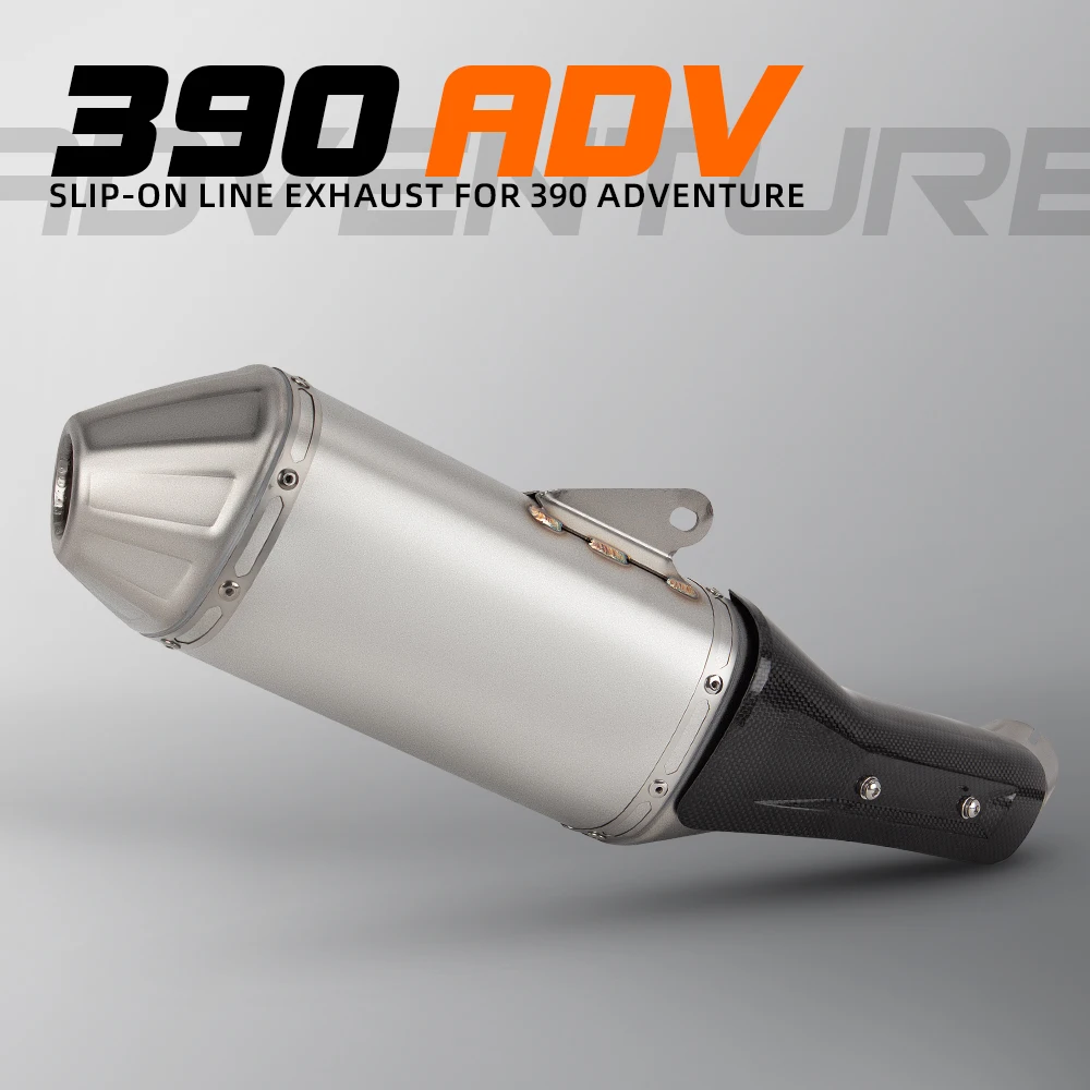 For 390ADV 250ADV Adventure Moto Exhaust Modify Slip on Line Muffler Stainless Escape Motorcycle Tail Pipe with DB Killer
For 390ADV 250ADV Adventure Moto Exhaust Modify Slip on Line Muffler Stainless Escape Motorcycle Tail Pipe with DB Killer