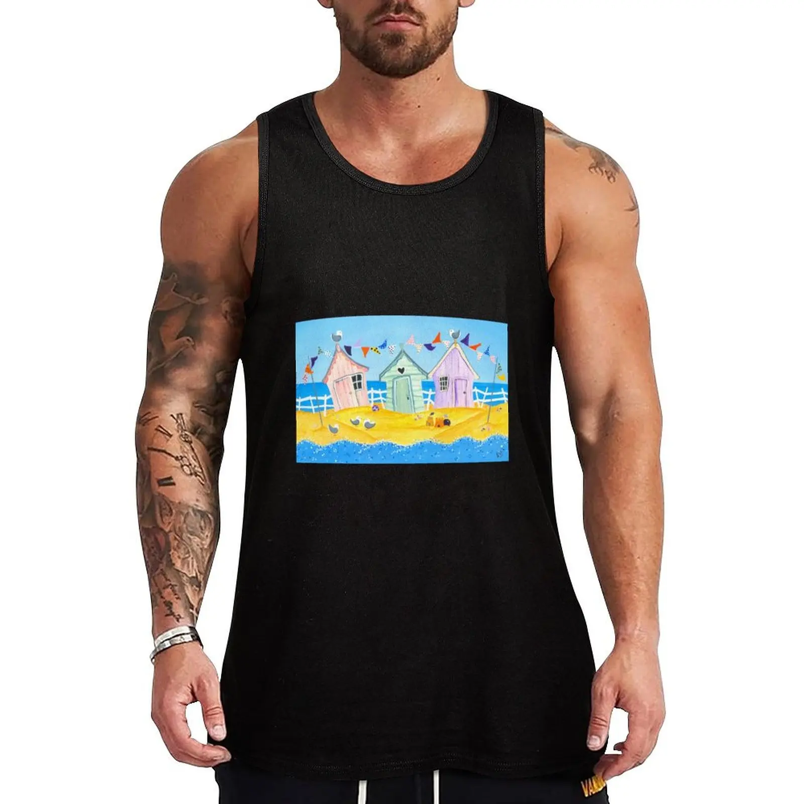 beach huts Tank Top Retro Graphic Tank Top Vintage Print Sleeveless Shirt
beach huts Tank Top Retro Graphic Tank Top Vintage Print Sleeveless Shirt