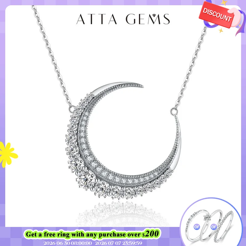 Attagems New 4.5 Moissanite Pendant 925 Sterling Silver Necklace for Women Chain Mothers Day Gift Fine Jewelry for Free Shippng
Attagems New 4.5 Moissanite Pendant 925 Sterling Silver Necklace for Women Chain Mothers Day Gift Fine Jewelry for Free Shippng