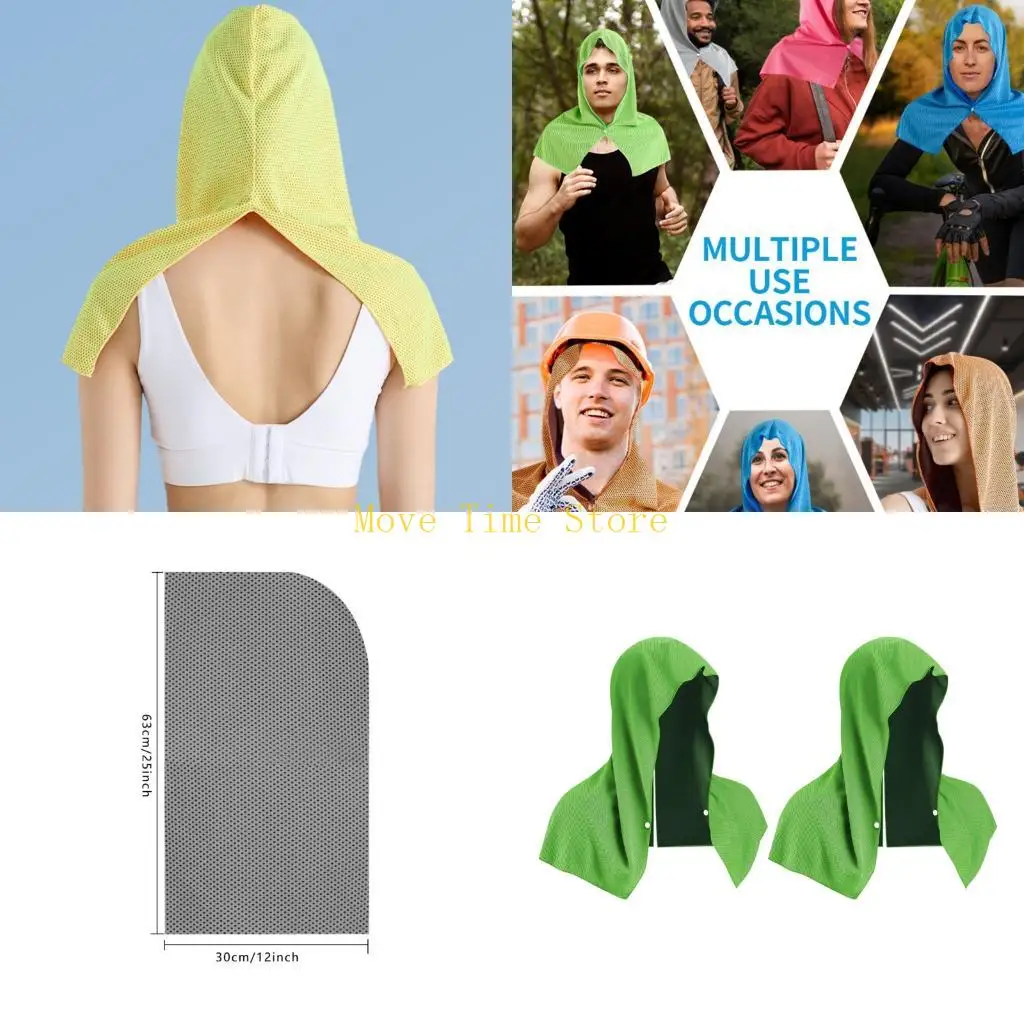 92ME Pack of 2 Ice Silk Cooling Sun Protections Scarves Chill Neckwear Head Wrap Great For Hiking Camping And Outdoor Sports
92ME Pack of 2 Ice Silk Cooling Sun Protections Scarves Chill Neckwear Head Wrap Great For Hiking Camping And Outdoor Sports