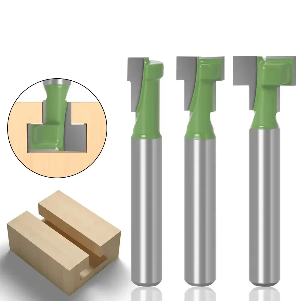 1PC 1/4" 6.35MM 6MM Shank Milling Cutter Wood Carving T Slot Router Bit Hex Bolt Key Hole Keyhole Woodworking Milling Cutter
1PC 1/4" 6.35MM 6MM Shank Milling Cutter Wood Carving T Slot Router Bit Hex Bolt Key Hole Keyhole Woodworking Milling Cutter