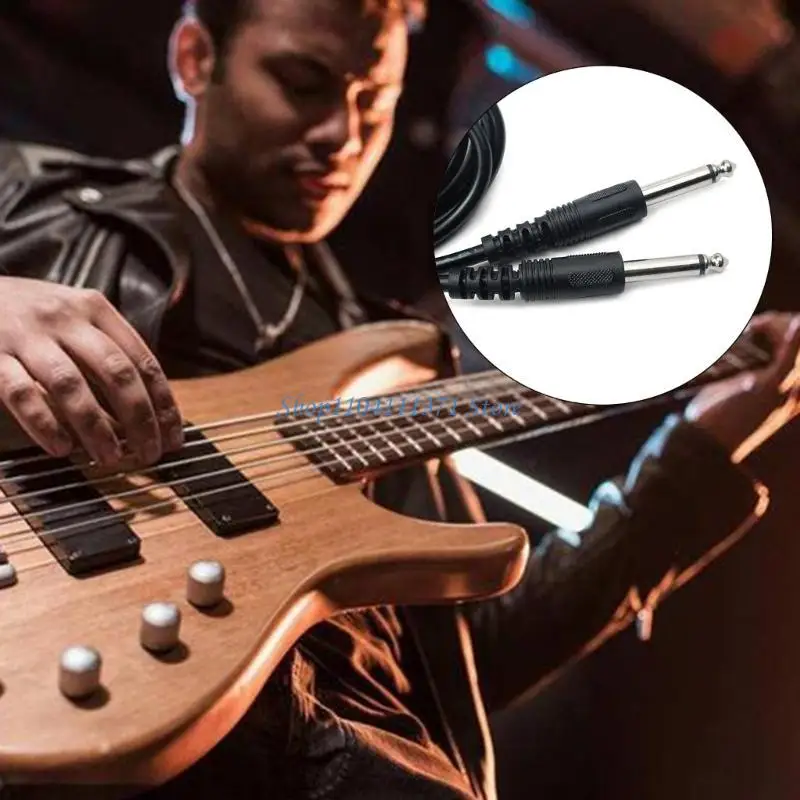 P9FC 10ft Long 6.35mm Mono to 6.35mm Mono Plug Guitar Amplifier Cable for Guitar, Speaker, Musical Instruments Cable
P9FC 10ft Long 6.35mm Mono to 6.35mm Mono Plug Guitar Amplifier Cable for Guitar, Speaker, Musical Instruments Cable