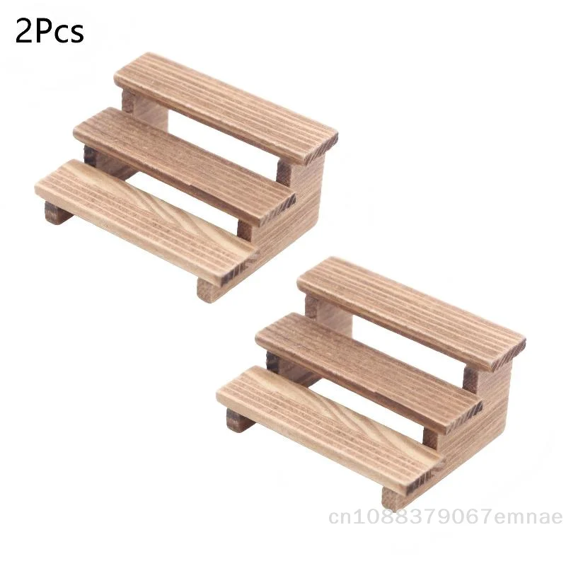 2Pcs Dollhouse Simulation Wooden Three-layered Shelf Dollhouse Miniature Garden Flower Stand Model Dolls House Decor Accessories
2Pcs Dollhouse Simulation Wooden Three-layered Shelf Dollhouse Miniature Garden Flower Stand Model Dolls House Decor Accessories