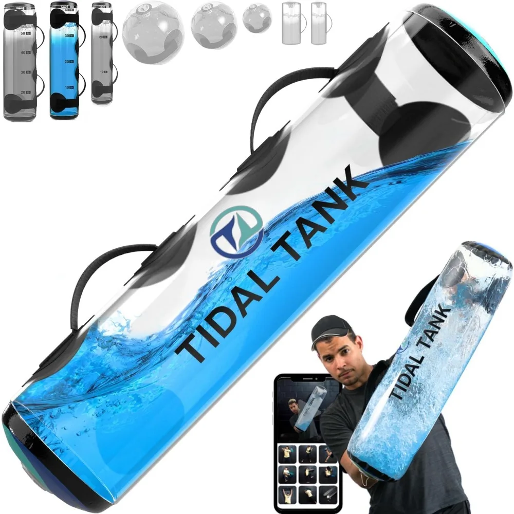 Adjustable Water Filled Training Bag Up to 79 lbs Portable Home Gym Equipment Set with Workout App
Adjustable Water Filled Training Bag Up to 79 lbs Portable Home Gym Equipment Set with Workout App