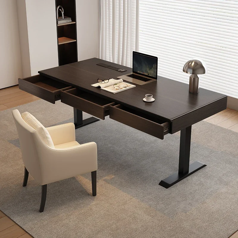 Italian minimalist intelligent electric lifting desk modern simple dual motor solid wood computer work desk
Italian minimalist intelligent electric lifting desk modern simple dual motor solid wood computer work desk