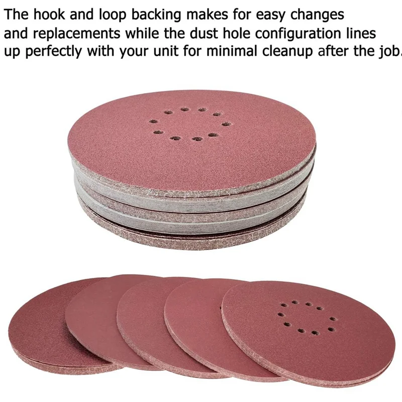 High Quality-50Pack 9Inch 10Hole 40 Grit Hook-And-Loop Drywall Sandpaper - Aluminum Oxide Sanding Disc For 9Inch Drywall Sander,
High Quality-50Pack 9Inch 10Hole 40 Grit Hook-And-Loop Drywall Sandpaper - Aluminum Oxide Sanding Disc For 9Inch Drywall Sander,