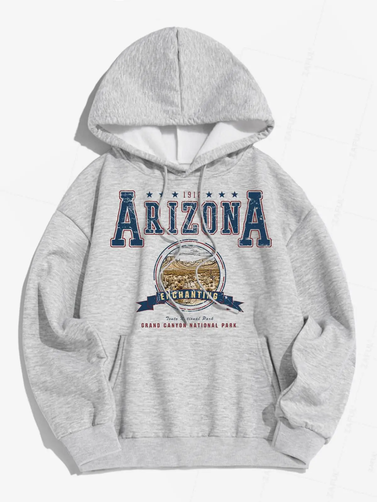 ZAFUL Women's Casual Arizona Grand Canyon National Park Graphic Printed Fleece-lined Kangaroo Pocket Design Pullover Hoodie
ZAFUL Women's Casual Arizona Grand Canyon National Park Graphic Printed Fleece-lined Kangaroo Pocket Design Pullover Hoodie