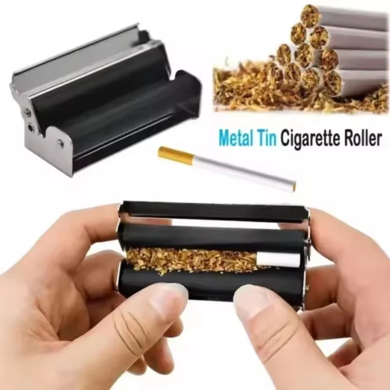 Portable Metal Cigarette Rolling Machine Manual Herb/Tobacco Winder Raw Grass Cigarette Maker 70/78/110mm Smoking Accessories
Portable Metal Cigarette Rolling Machine Manual Herb/Tobacco Winder Raw Grass Cigarette Maker 70/78/110mm Smoking Accessories