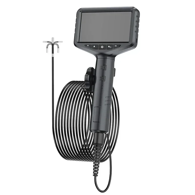 3.9mm Articulating Borescope 2 Way 180 Degree Steering Industrial Endoscope 5" Screen Waterproof IP67 Video Lens For Car Sewer
3.9mm Articulating Borescope 2 Way 180 Degree Steering Industrial Endoscope 5" Screen Waterproof IP67 Video Lens For Car Sewer