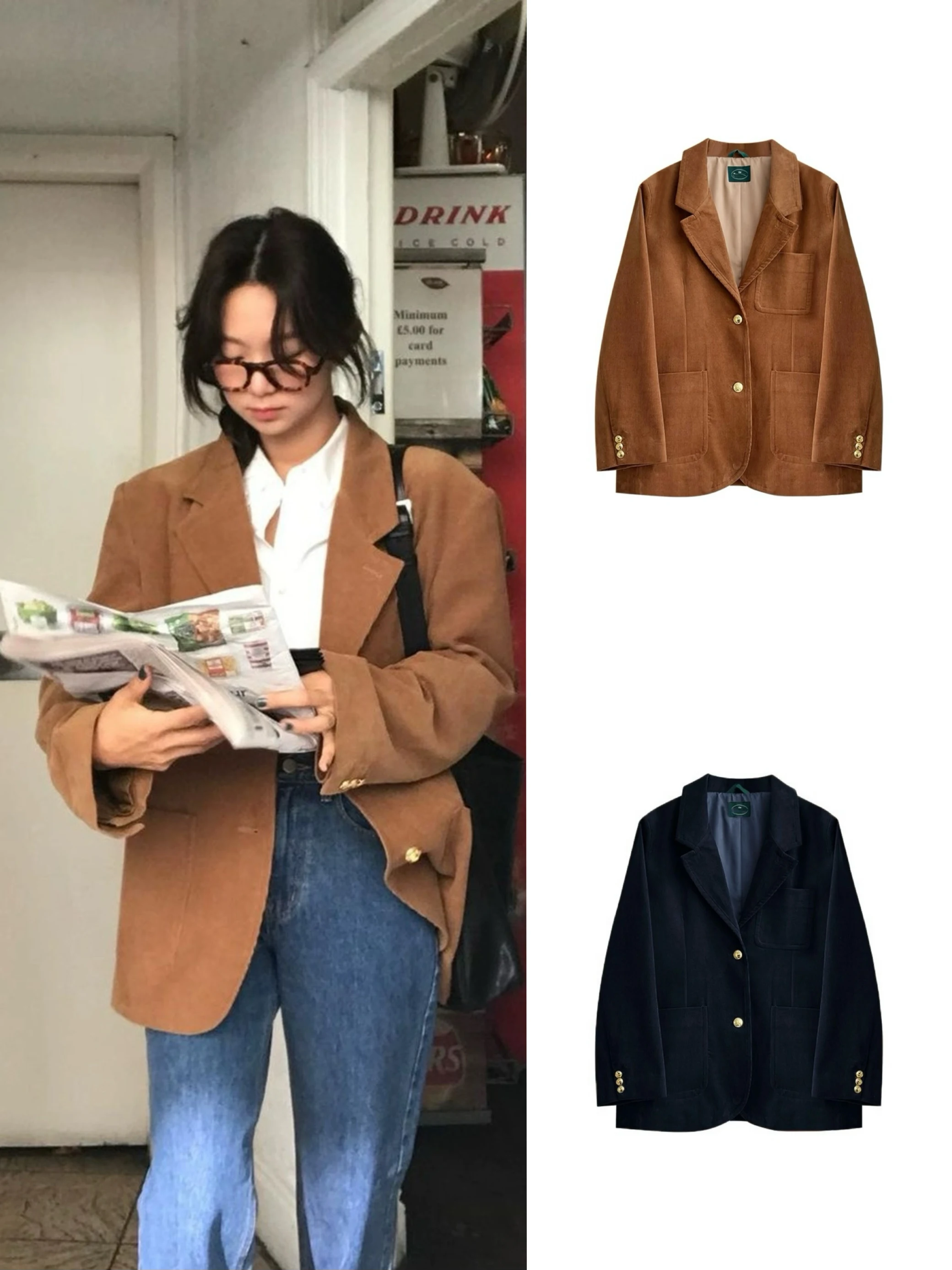 Женский костюм Candy Miss Korean Sle Thebarnnet: ретро-куртка из вельвета, любимая блогерами, средней длины, с длинными рукавами
Женский костюм Candy Miss Korean Sle Thebarnnet: ретро-куртка из вельвета, любимая блогерами, средней длины, с длинными рукавами