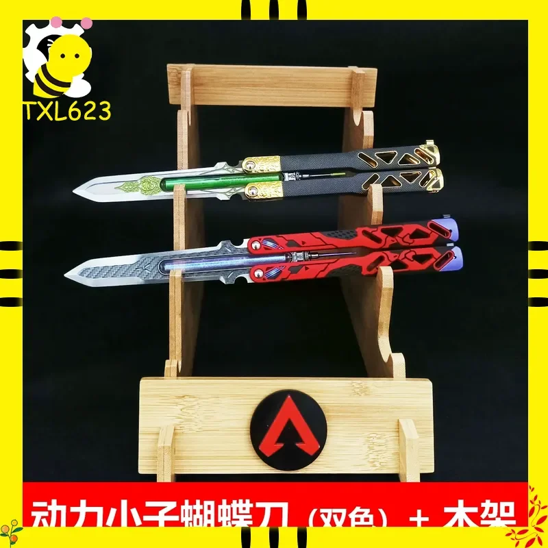 Octane Heirloom Butterfly Knife Trainer, Apex Legends Balisong Folding Knife, Unsharpened Safety Practice Tool, Game Peripheral
Octane Heirloom Butterfly Knife Trainer, Apex Legends Balisong Folding Knife, Unsharpened Safety Practice Tool, Game Peripheral