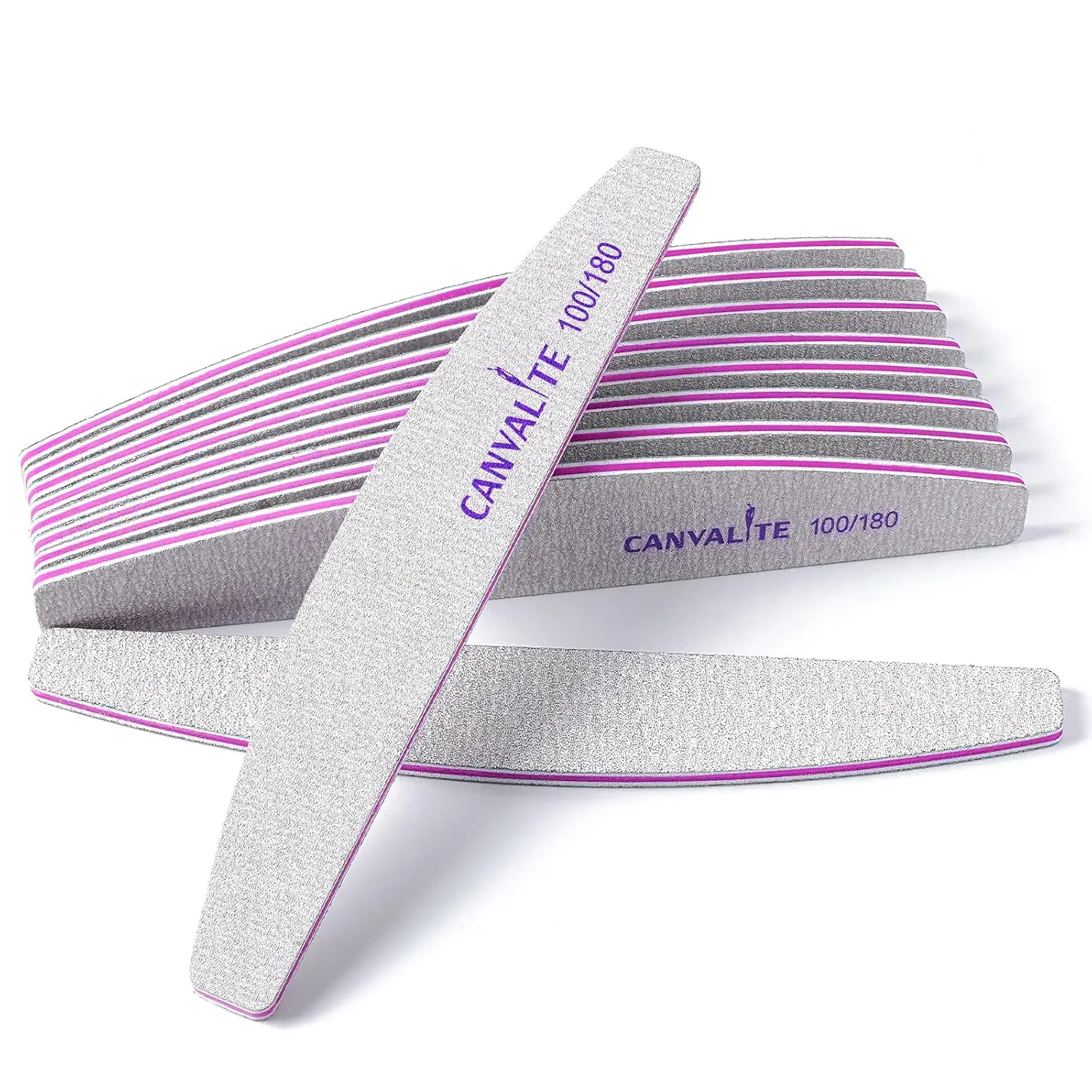 10 PCS Nail Files Double Sided 100/180 Grit Reusable Emery Boards for Home Salon Use
10 PCS Nail Files Double Sided 100/180 Grit Reusable Emery Boards for Home Salon Use