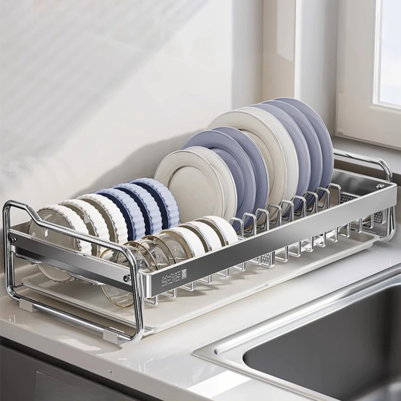 Stainless Steel Dish Rack Kitchen Countertop Organizer for Plates & Utensils Multi-Layer Drainer Shelf Space-Saving Bowl Cabinet
Stainless Steel Dish Rack Kitchen Countertop Organizer for Plates & Utensils Multi-Layer Drainer Shelf Space-Saving Bowl Cabinet