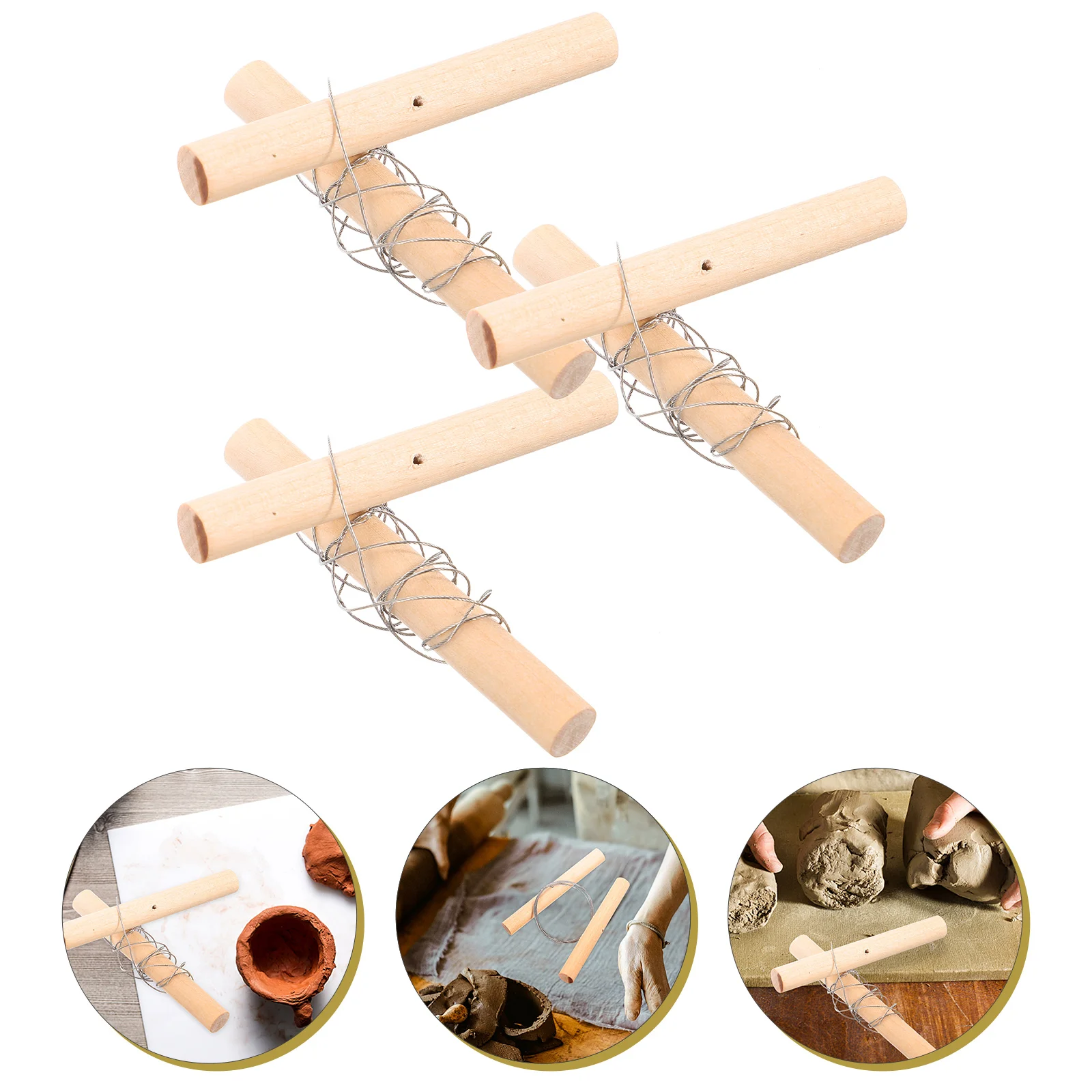 3pcs Manual Clay Practical Steel Wire Cutters Practical Pottery Sculpting Tools clay tools surprises for children birthdays
3pcs Manual Clay Practical Steel Wire Cutters Practical Pottery Sculpting Tools clay tools surprises for children birthdays