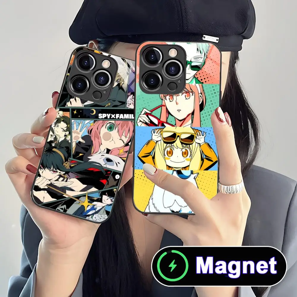 Чехол для телефона с аниме-дизайном «Семья шпиона» для iPhone 17, 16, 15, 14, 13, 12, 11 Air Pro Max Plus Mini, стеклянный чехол MagSafe
Чехол для телефона с аниме-дизайном «Семья шпиона» для iPhone 17, 16, 15, 14, 13, 12, 11 Air Pro Max Plus Mini, стеклянный чехол MagSafe