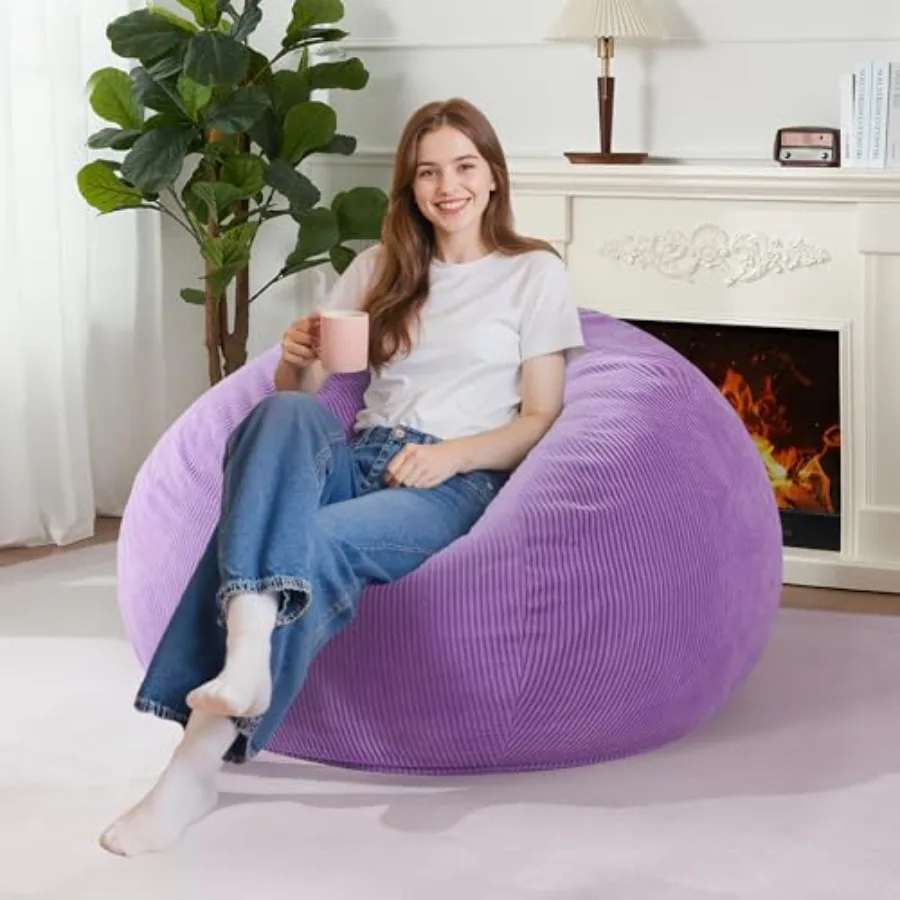 Bean Bag Chair: Teardrop Bean Bags with Memory Foam Filled Compact Beanbag Chairs Soft Sofa with Corduroy Cover
Bean Bag Chair: Teardrop Bean Bags with Memory Foam Filled Compact Beanbag Chairs Soft Sofa with Corduroy Cover
