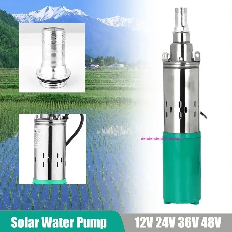 12V/24V 40m Durable Solar Water Pump 400W High Lift Deep Well Pump DC Screw Submersible Pump Agricultural Irrigation Garden Home
12V/24V 40m Durable Solar Water Pump 400W High Lift Deep Well Pump DC Screw Submersible Pump Agricultural Irrigation Garden Home