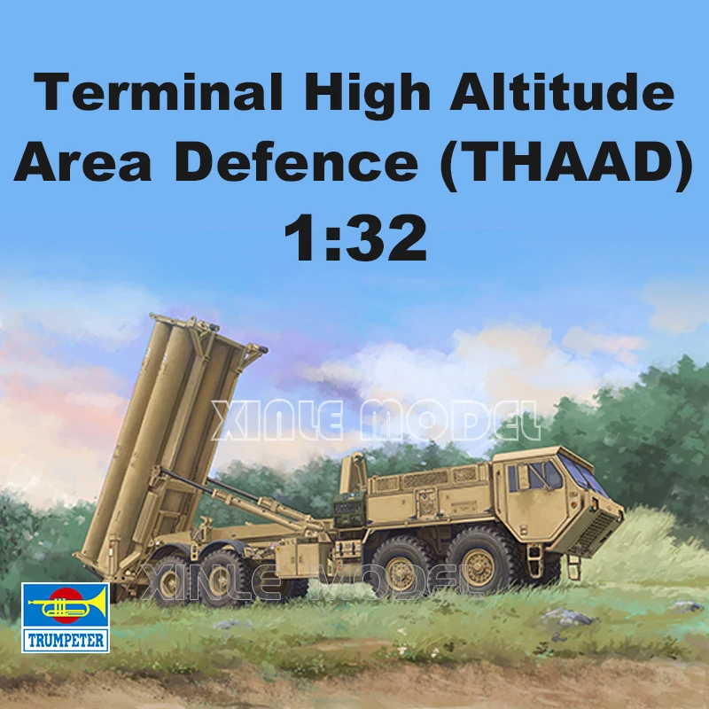 Trumpeter Plastic Assembled Tank Model Kit 07176 Terminal High Altitude Area Defence (THAAD) 1/72
Trumpeter Plastic Assembled Tank Model Kit 07176 Terminal High Altitude Area Defence (THAAD) 1/72
