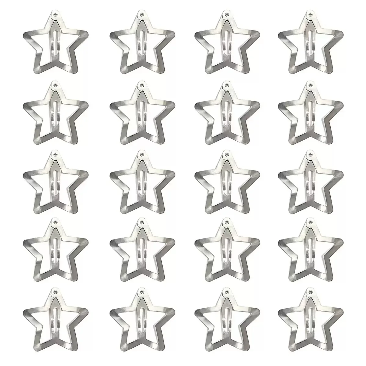 Y2K 3.2cm Star Hair Clip Ins Style Metallic Sweet Cool Clip Silver Pentagram Bb Clip Accessory
Y2K 3.2cm Star Hair Clip Ins Style Metallic Sweet Cool Clip Silver Pentagram Bb Clip Accessory