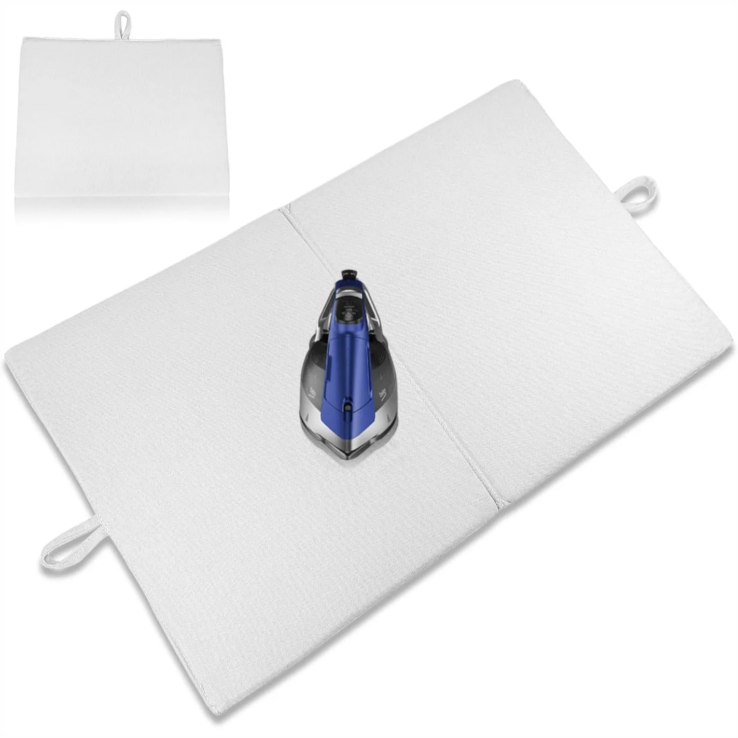 Foldable Ironing Mat 24x16 Inch, Portable Heat Resistant Cotton Pad for Travel, Dorm, Tabletop
Foldable Ironing Mat 24x16 Inch, Portable Heat Resistant Cotton Pad for Travel, Dorm, Tabletop